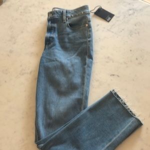 Paige Cindy Raw Hem Jeans